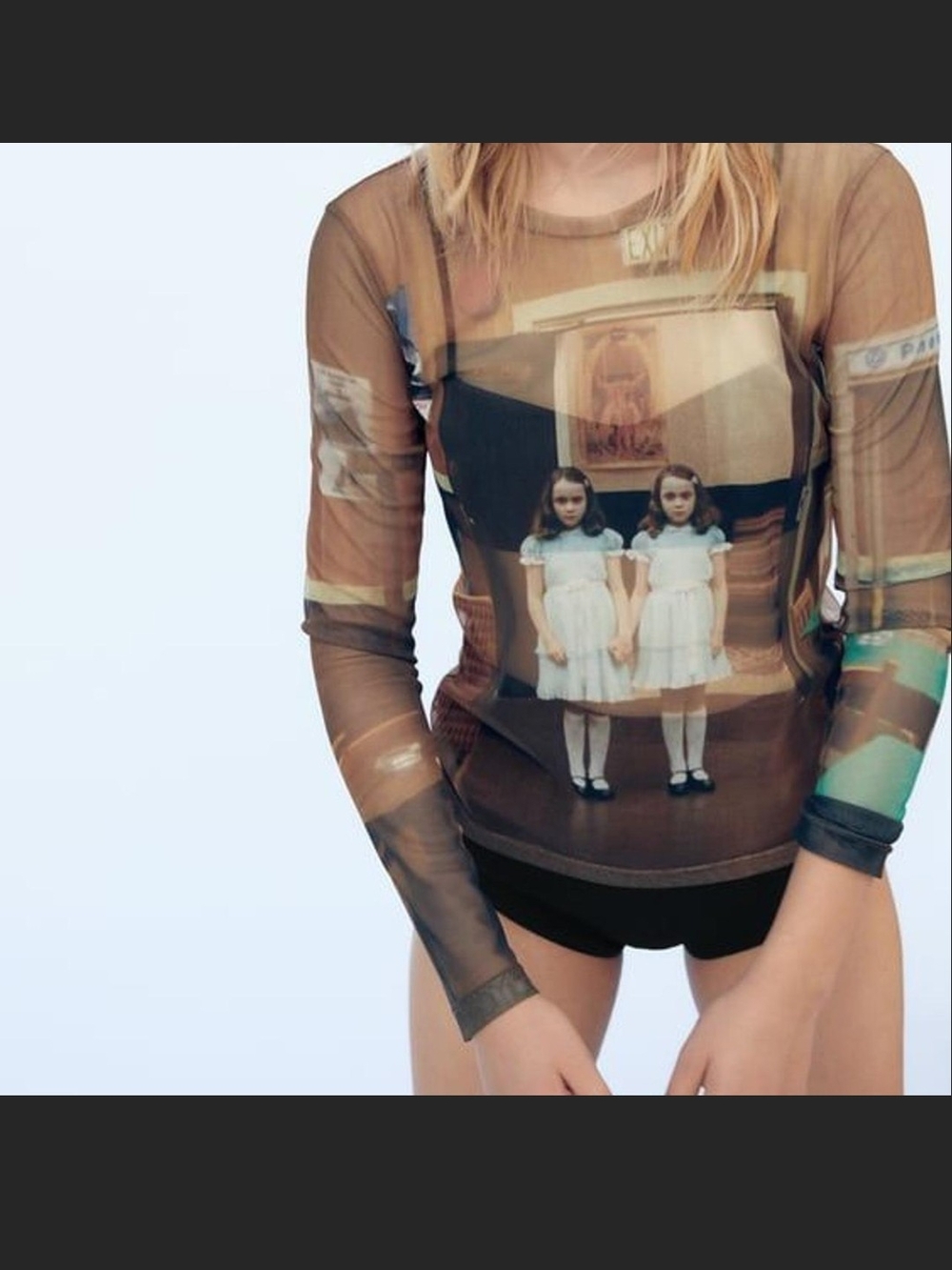 ZARA "The Shining" Mesh Top - Picture 5 of 5